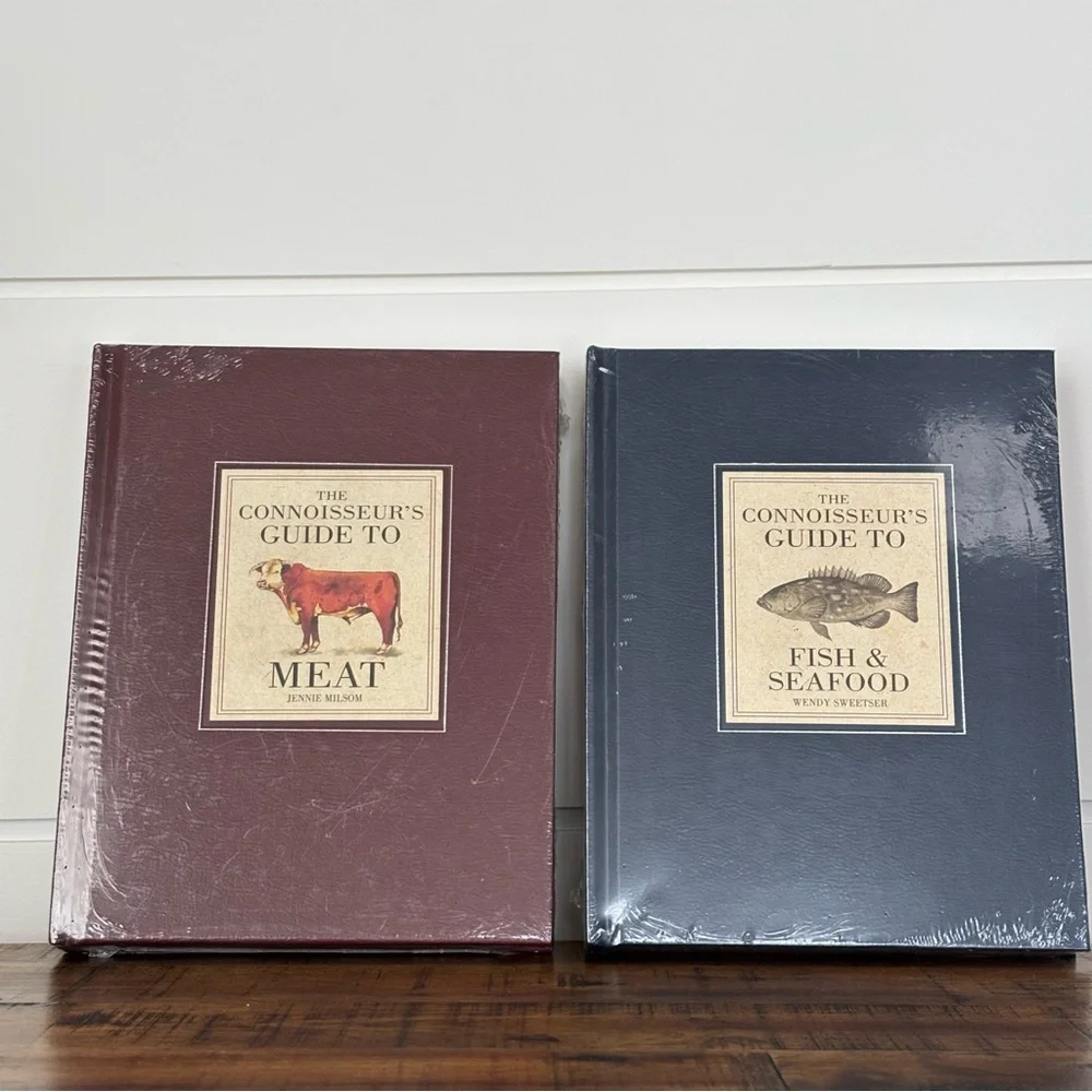 The Connoisseur's Guide Book Set - Meat and Fish & Seafood New
